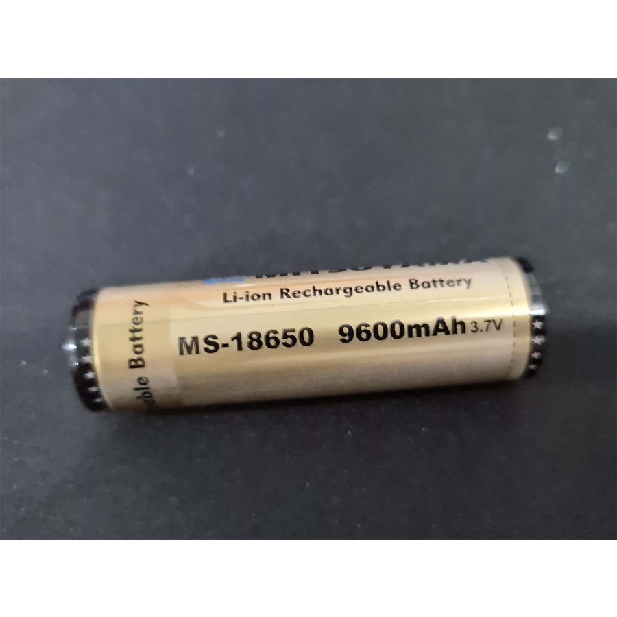 Barangunik2021-Baterai Batre Batere Li-ion 18650 Isi Ulang 9600mAh Mitsuyama MS-18650/Baterai MITSUYAMA GOLD 18650 9600mAh 3.7v / Batre / Batere / Battery