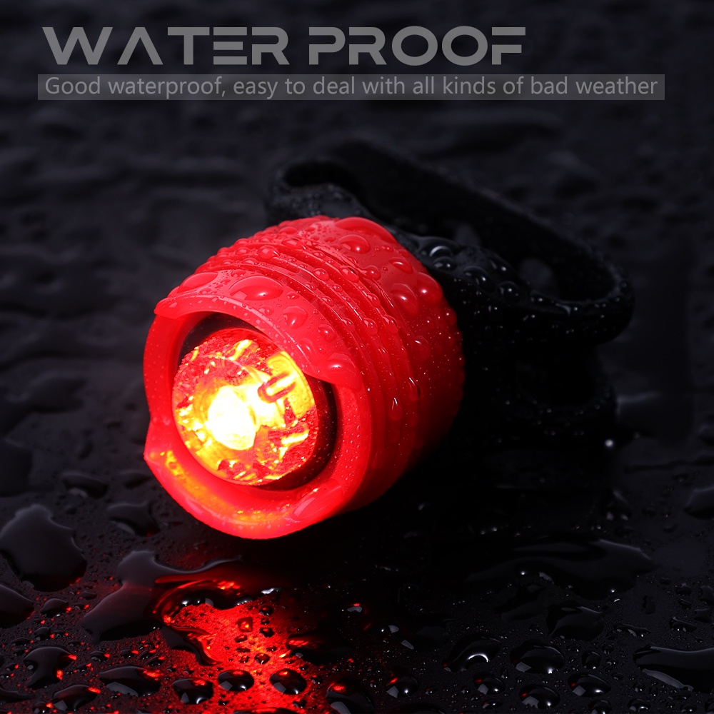 Ruby Lampu Belakang Sepeda Gunung / MTB Anti Air Bahan Silikon