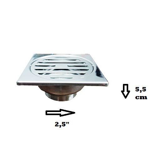 Avur Lantai / Saringan Got Stainless Model Kotak