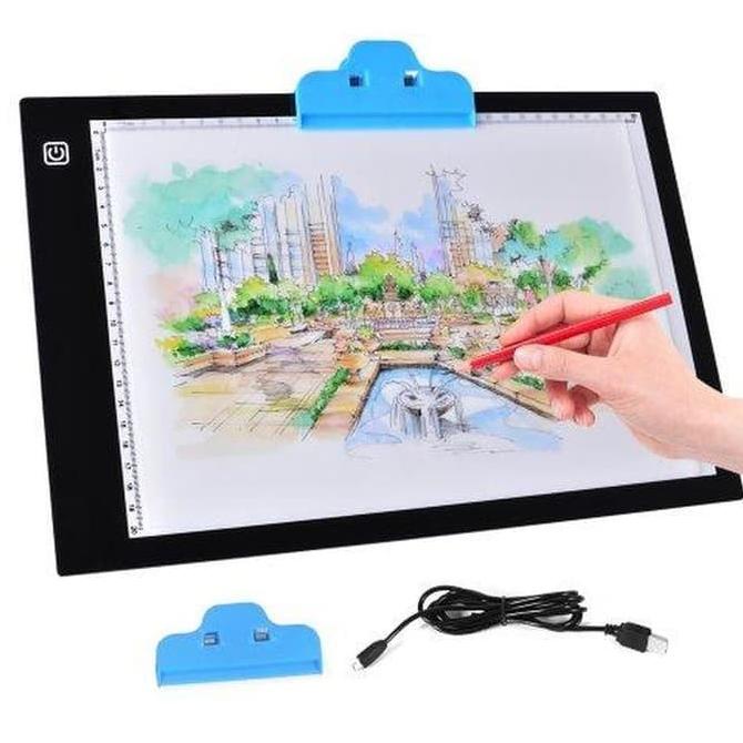 

AH211 Papan Gambar Ultra-thin LED Copy Tracing Board Drawing Pad (PRO)