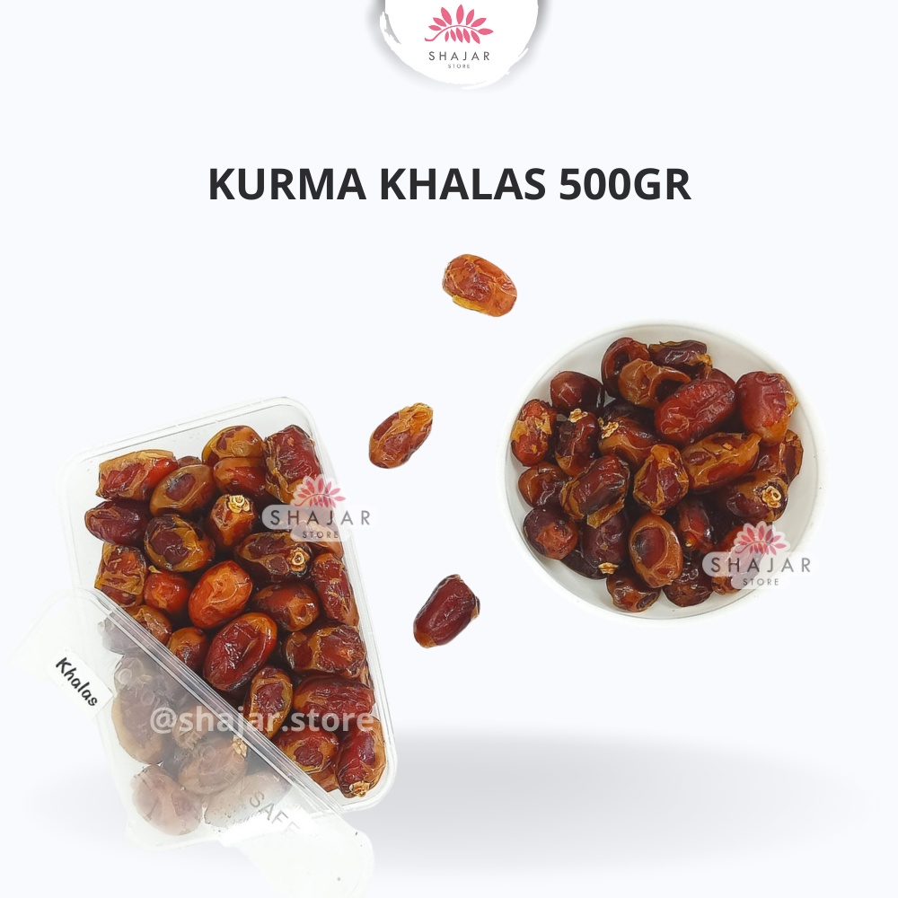 

KURMA KHALAS 500GR / KURMA MURAH PREMIUM / 100% TANPA CAMPURAN / KURMA BAHAN JSR