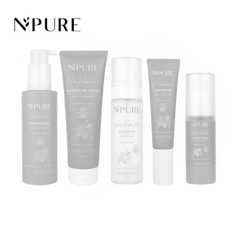 NPURE NONI GEL CLEANSER 50 ml 100 ml probiotics facial wash face wash