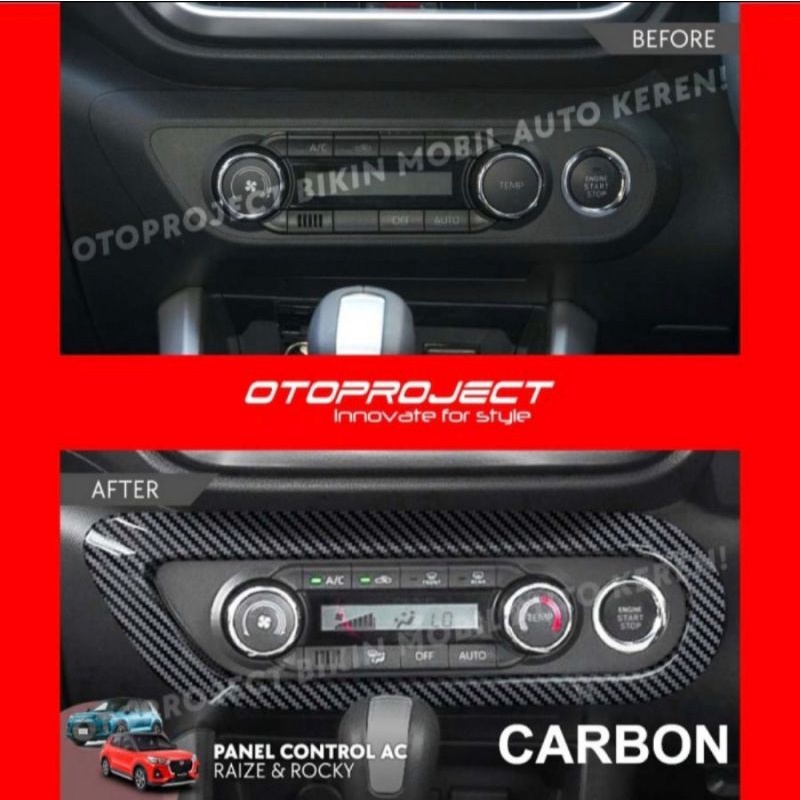 COVER PANEL CONTROL AC RAIZE/ROCKY - OTOPROJECT