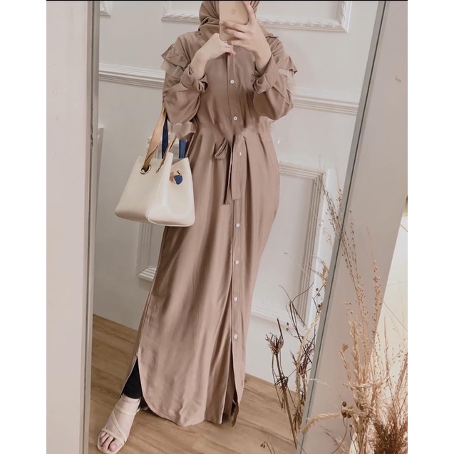 (MGA) GAMIS WEVI TUTU DAILY BUSUI DRESS WOLFIS