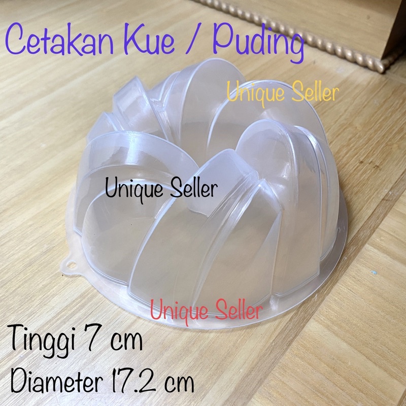 Cetakan Puding Marmer 1 pcs / Cetakan Puding Polkadot Wevia / Cetakan Kue Marmer Weavia / Cetakan Marmer Cake / Cetakan Bolu Marmer / Cetakan Sifon Marmer / Cetakan Chiffon Marmer / Cetakan Ulir Spiral / Cetakan Puding Pudding Jeli Agar Ager Jelly