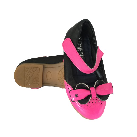 sepatu anak perempuan pantofel anak PA 09 HOTPINK