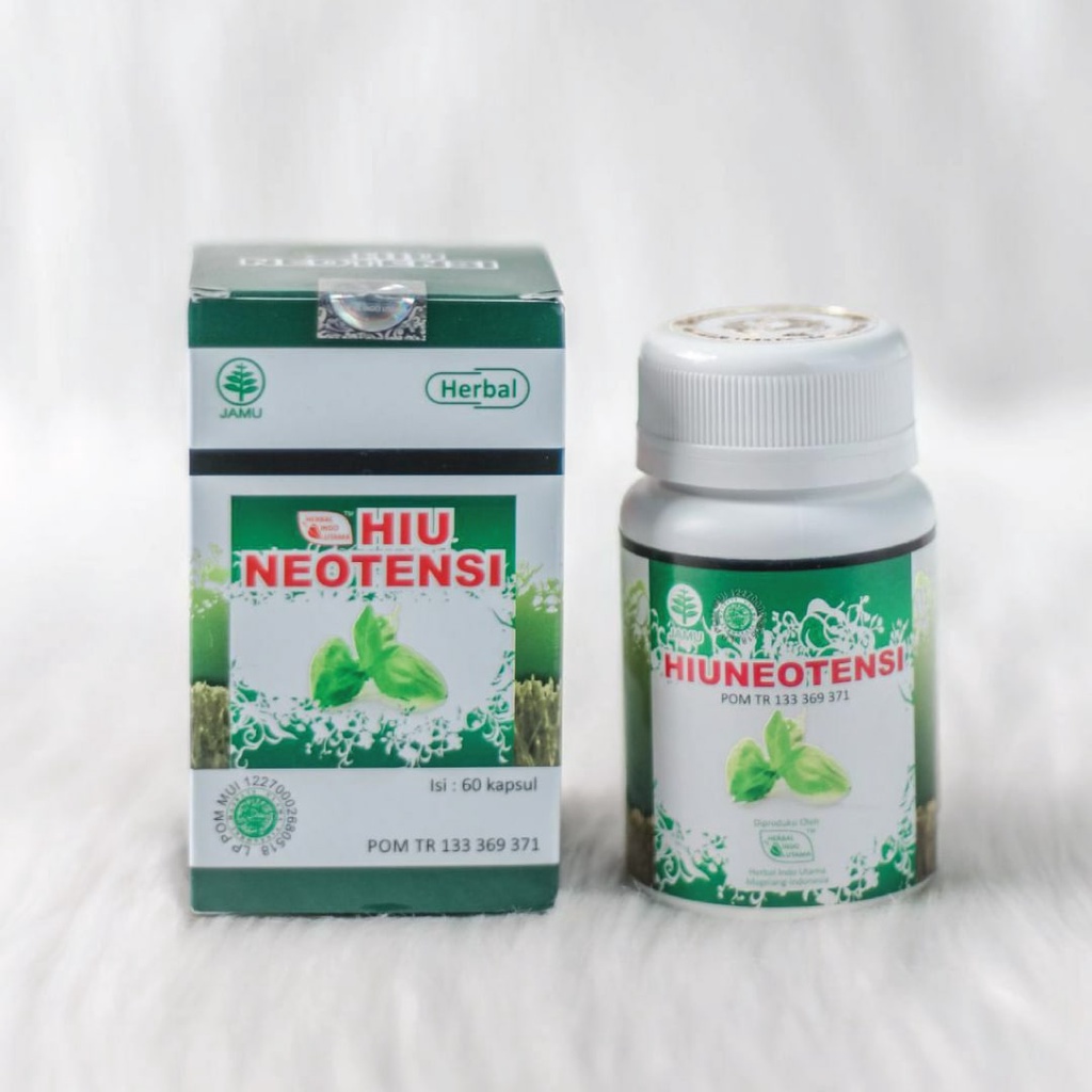 HIU NEOTENSI 60 Kapsul - Membantu Menurunkan Tekanan Darah Tinggi (HERBALINDO) BPOM