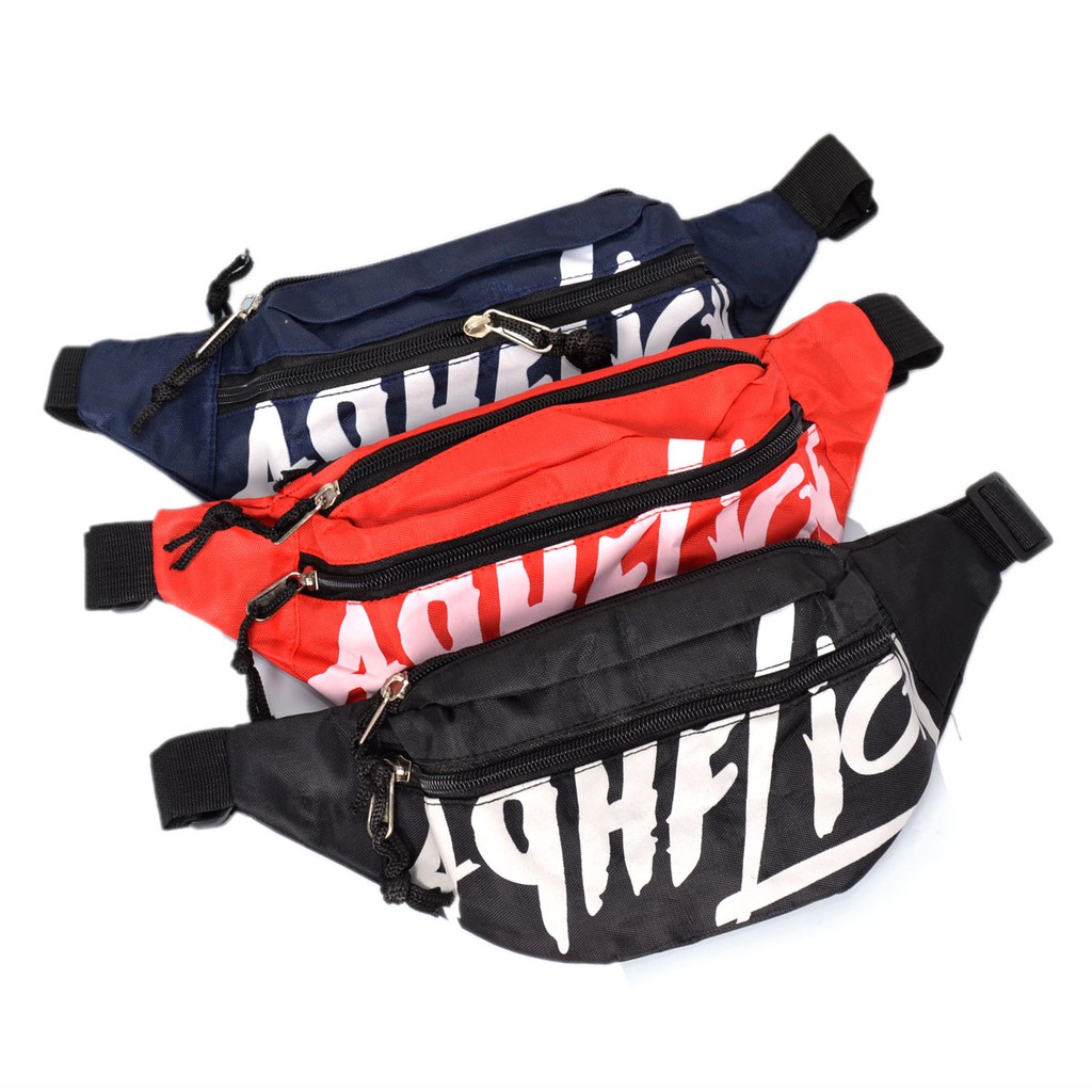 Waist Bag Parasut Pria Apehlic Import 7850 - 7053 - 10004