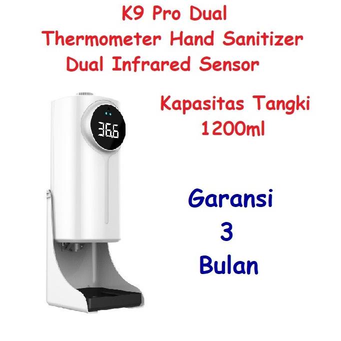K9 Pro Dual Thermometer 2 in 1 Hand Sanitiser Dispenser