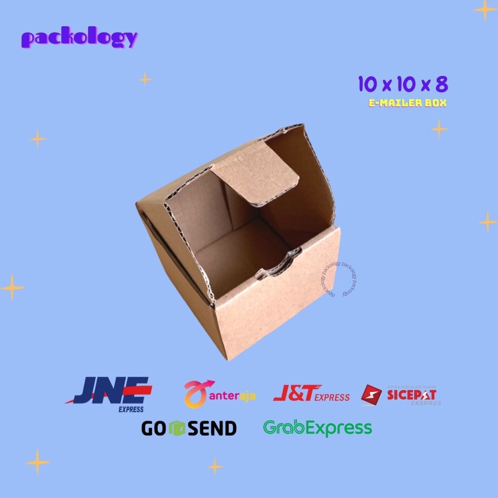 

Kardus 10x10x8 cm | dusbox box kardus box dus packing Die Cut kotak packing | Box Aksesories