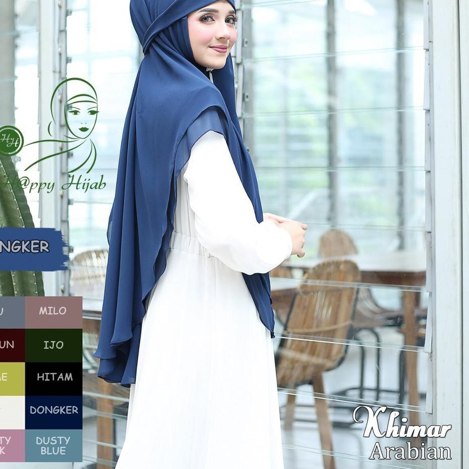 Ready HIJAB KHIMAR INSTAN ARABIAN / jilbab hijab instan / french khimar Q9Y »