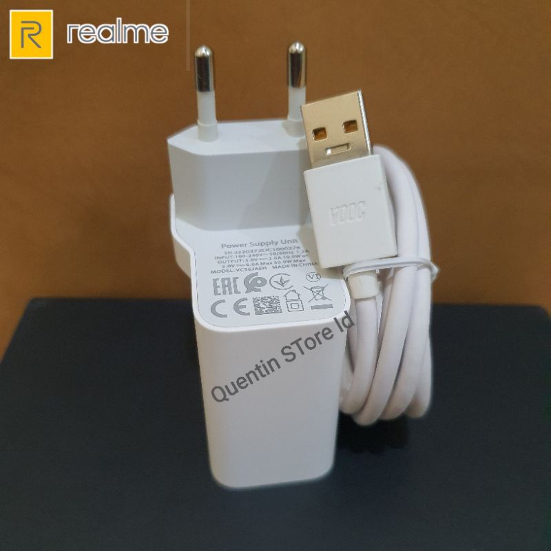 Charger Copotan Realme 7 30 watt VOOC Super Charge