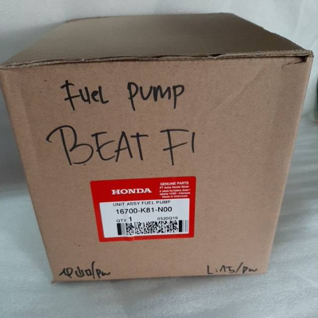 Fuel Pump K81 Beat Fi, beat new asli Honda AHM