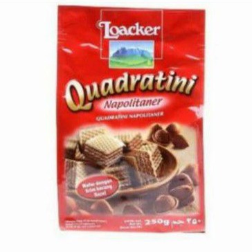 

Loacker Quadratini 250gr