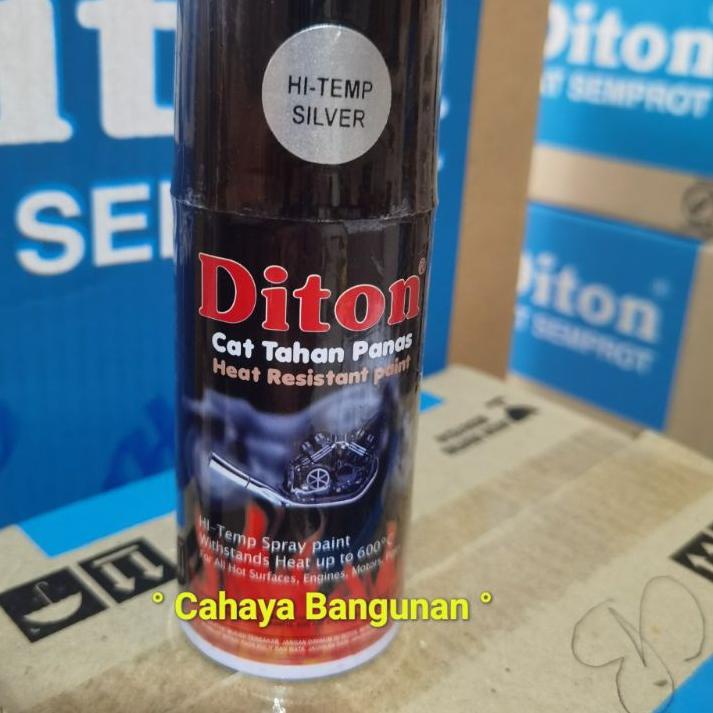 Pilox Pylox DITON Cat Semprot Knalpot Anti Panas HiTemp Hi Temp Black Silver 150cc 150 cc kecil