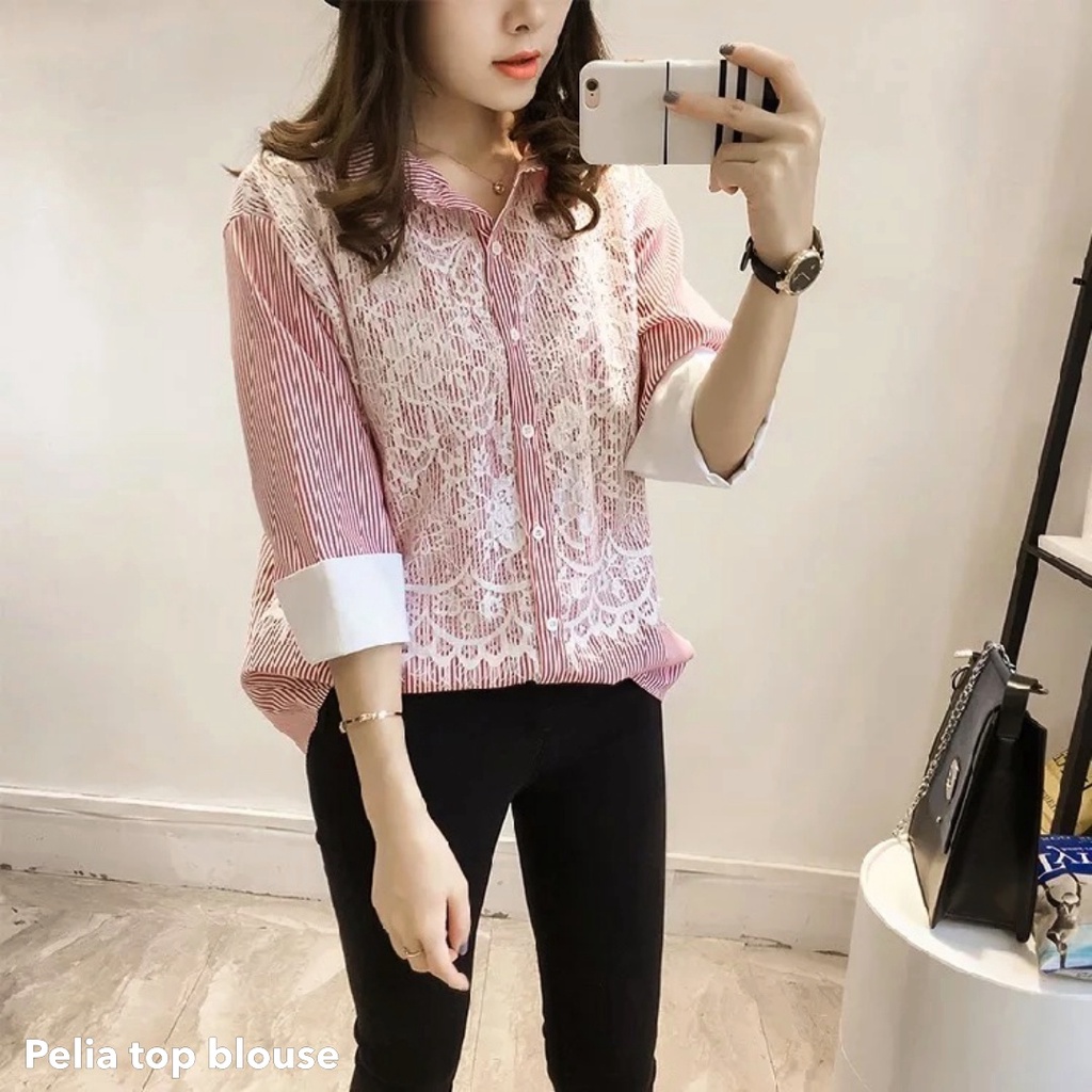 Pelia top blouse - Thejanclothes