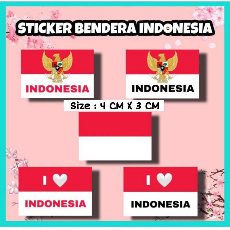 

STIKER PIPI MERAH PUTIH BENDERA INDONESIA