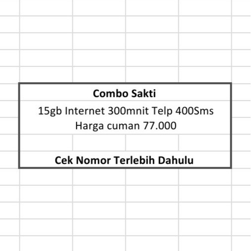 Paket Combo Sakti 15GB