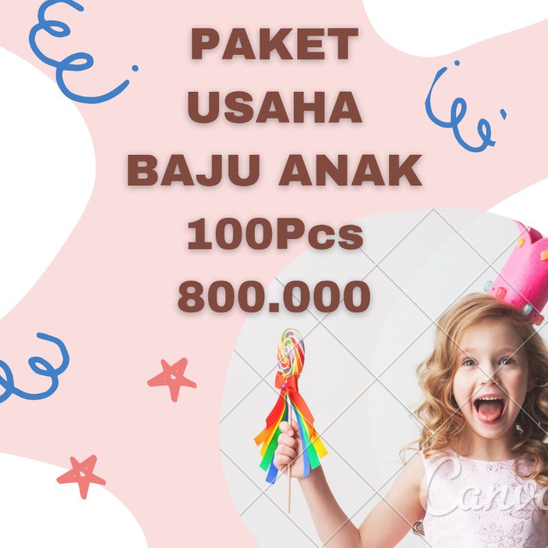 Paket Usaha Baju Anak