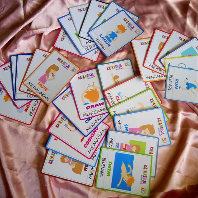 FlashCard " seri kata kerja "