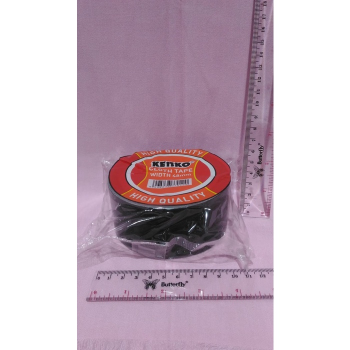 

Jualan Cloth Tape Lakban Plakban Hitam Jilid Kliping Kenko 2Inch 48Mm Bagus Bagus