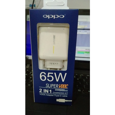 [NEW] Charger Oppo 65W Super Vooc Original 100% Tipe C Fast Charging