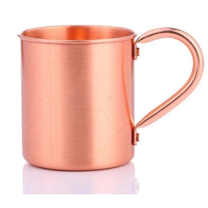 monggo] Cangkir Gelas Kopi Full Tembaga 420ml Bening Polos Cangkir Mug Moscow