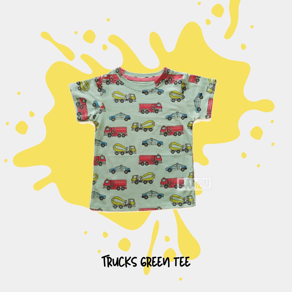 Cozy is Good - Trucks Green Tee