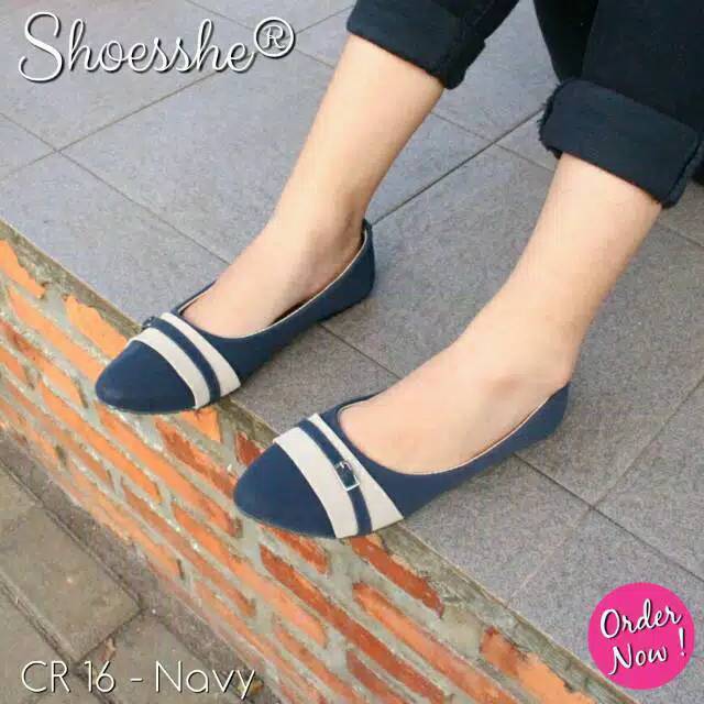 Big Sale] Flat Shoes Wanita Ck F02