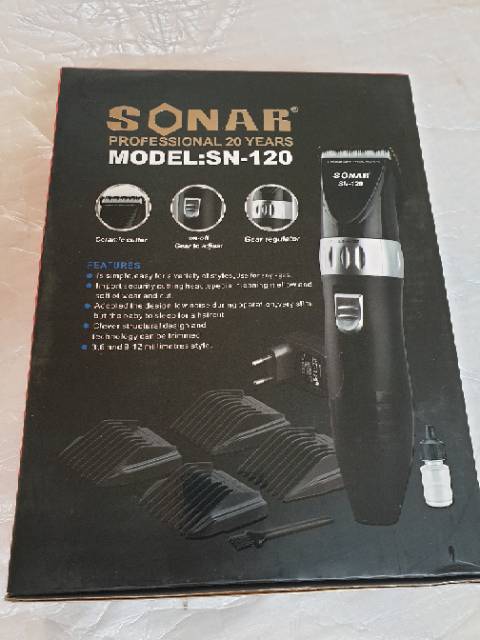 Cukur Rambut Sonar Alat Hair Clipper Cas Shaver Kumis Janggot Sn120 Kliper Barbel Salon Dan Cliper