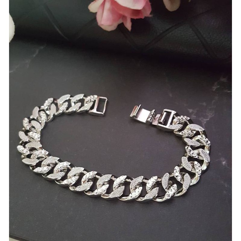 Gelang Titanium sisik naga Model Cantik dan Fashionanable Gelang Rantai blink SNS