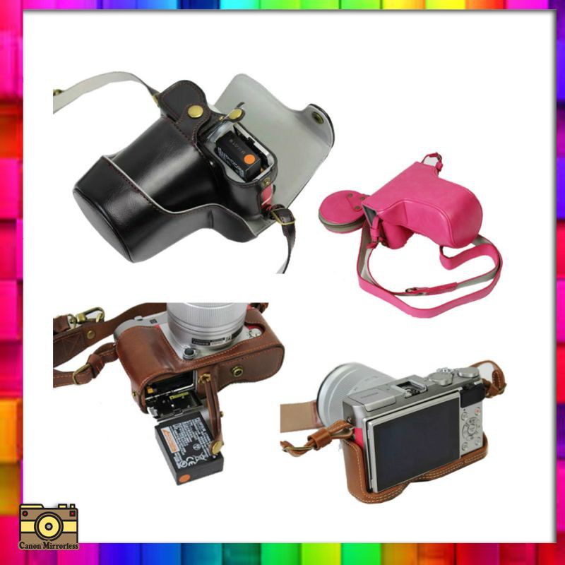 Mirrorless Luxury PU Leather Camera Case Bag For Fujifilm XA1 XA2 Fuji XA3 XA10 Camera Bag With