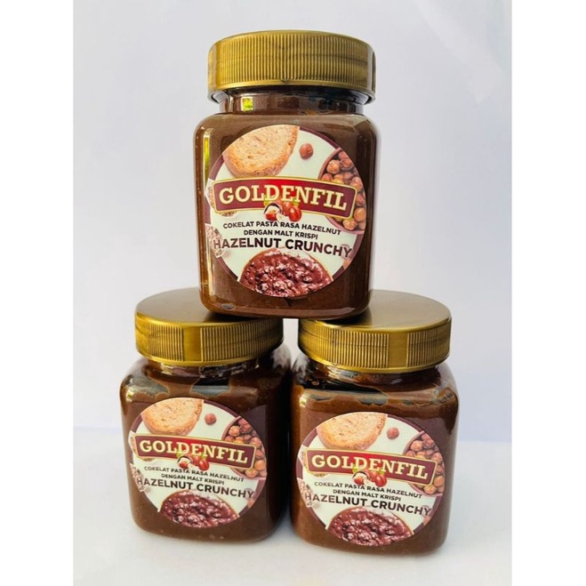 

❤ BORNEO ❤ GOLDENFIL HAZELNUT CRUNCHY 200GR| GOLDENFIL RASA KACANG 200GR