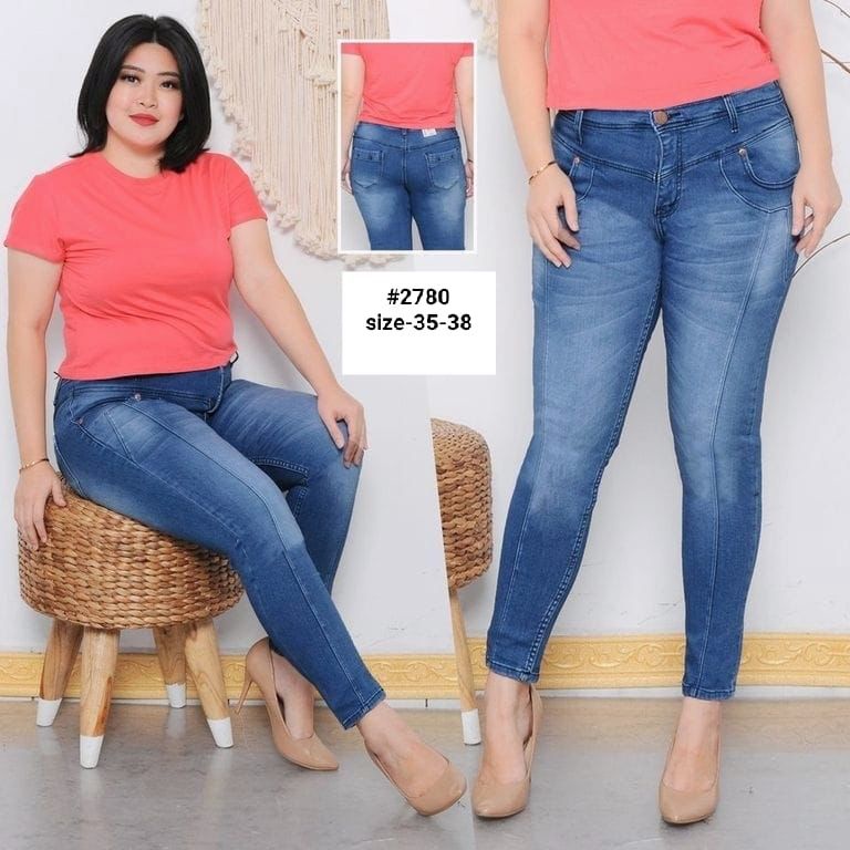 Celana Panjang Jeans Wanita Pensil Tulang 27-30 31-34 35-38 Bisa Bayar Ditempat(COD)