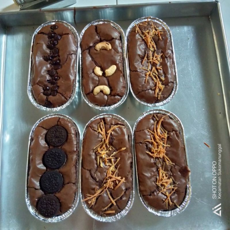 

fudgy brownies cup