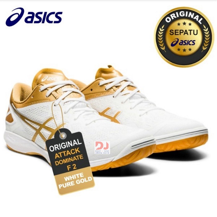 SEPATU TENIS MEJA PINGPONG, ASICS ATTACK DOMINATE F2