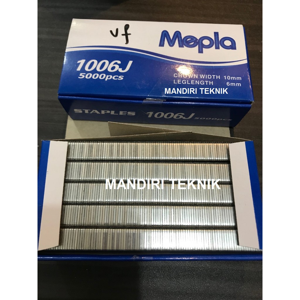 

Anak Hekter - Isi Staples Gun - Anak Staples 1006J 6mm X 5000 Pcs