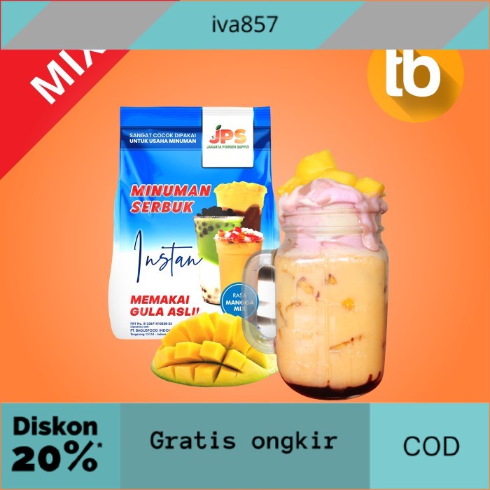 

PROMO JPS Mangga Mix (Bubuk Minuman Dan Makanan) 1kg GRATIS ONGKIR