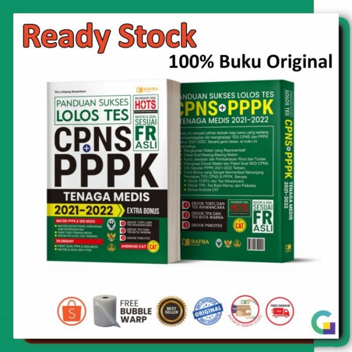 

TERMURAH Buku CPNS 2021 Panduan Sukses Lolos Tes CPNS &PPPK MEDIS TERBARU KPL321