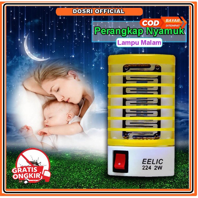 [BISA COD] Lampu tidur pembasmi nyamuk / bug zapper