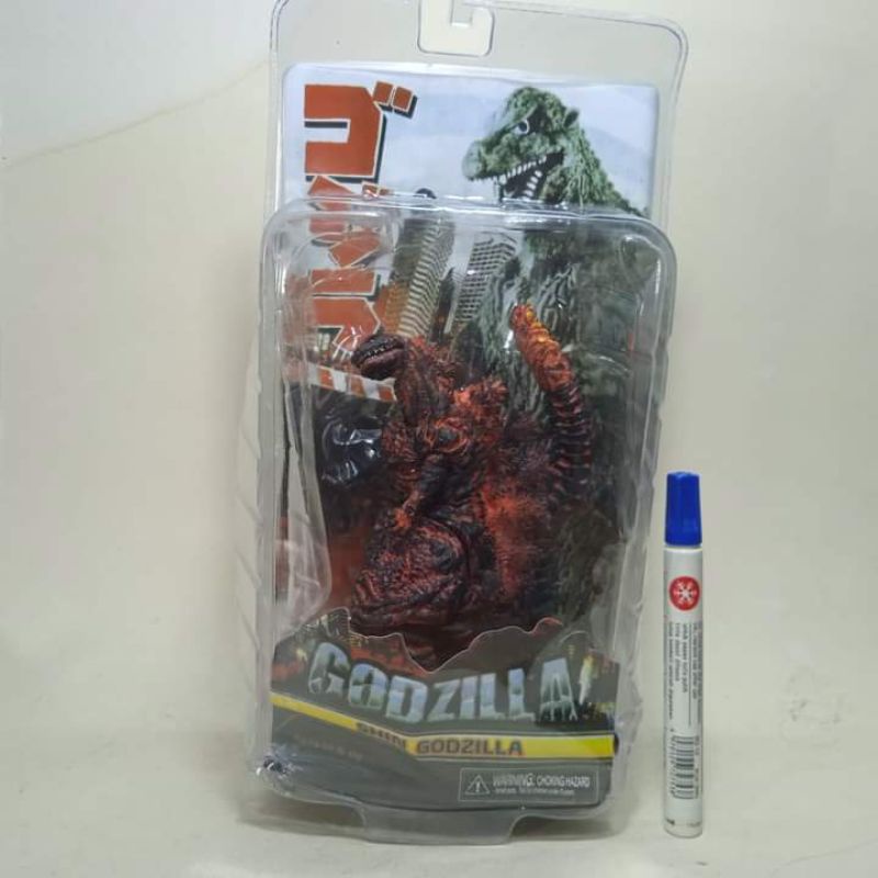 Mainan figureshin godzilla redby necatinggi sekitar 7 inchFull artikulasiDetail bagusCWNrppHDS#neca 