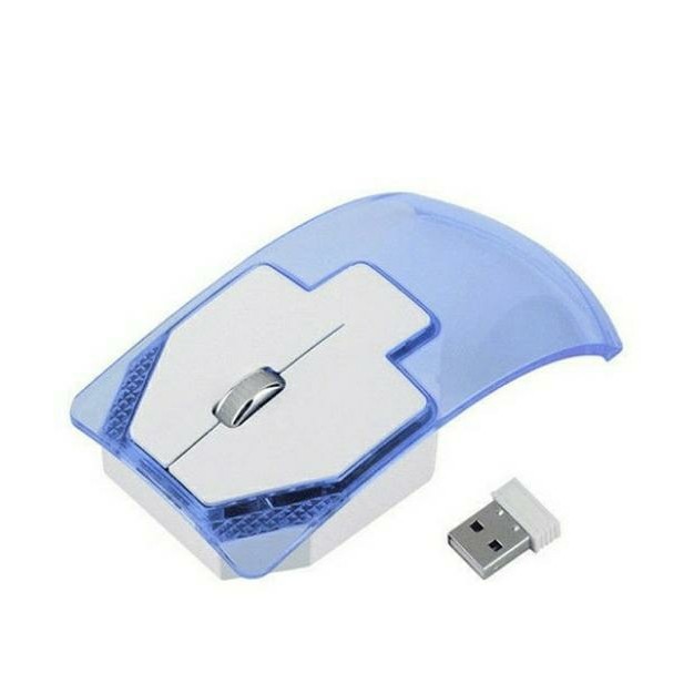 Mouse Wireless transparan colour WIRELESS