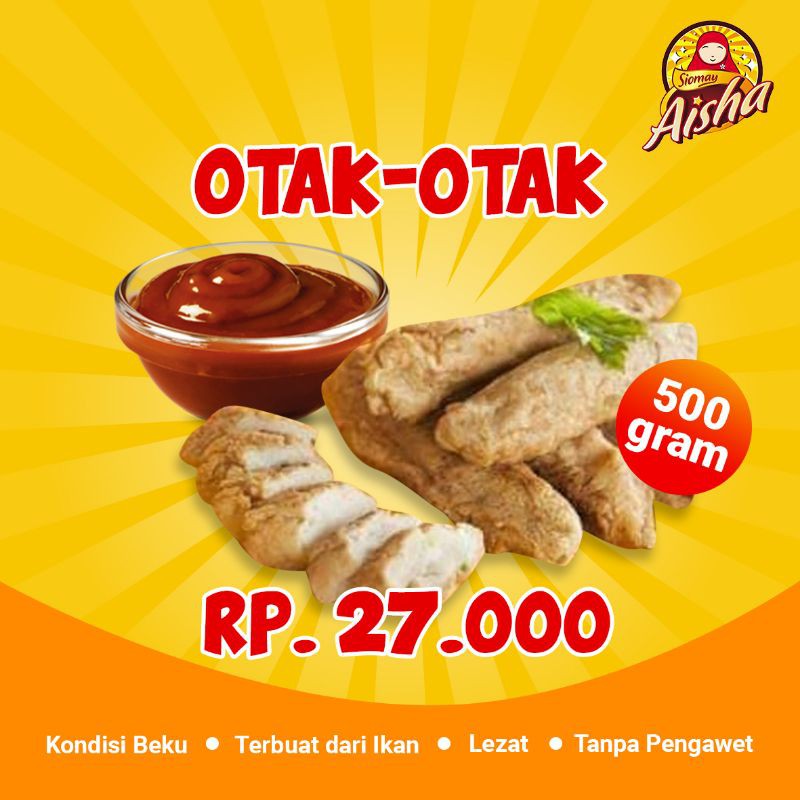 

AISHA FOOD – OTAK-OTAK IKAN – AF004