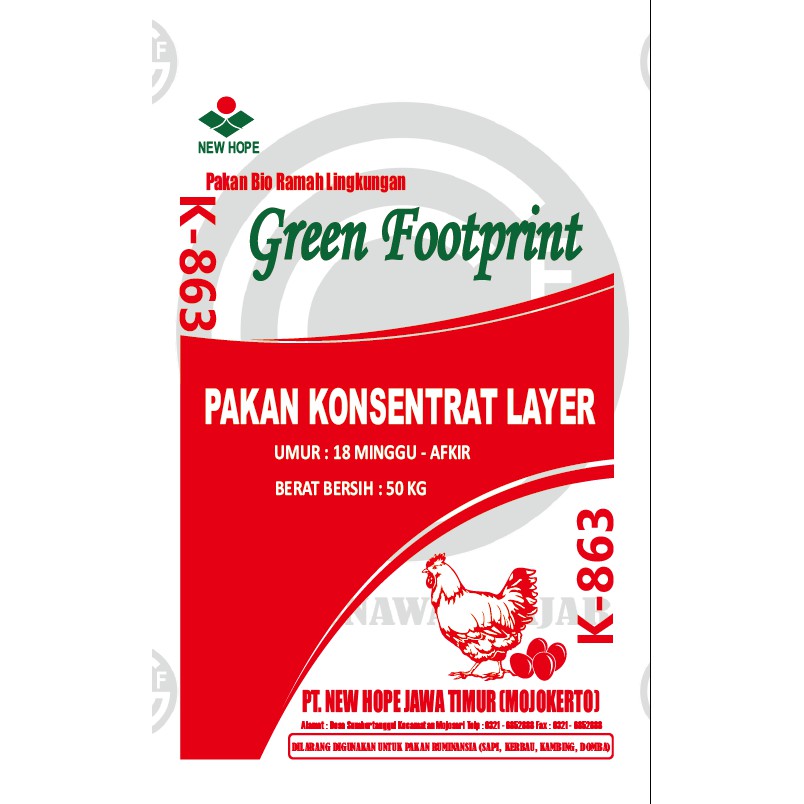 PAKAN KONSENTRAT AYAM RAS PETELUR K863