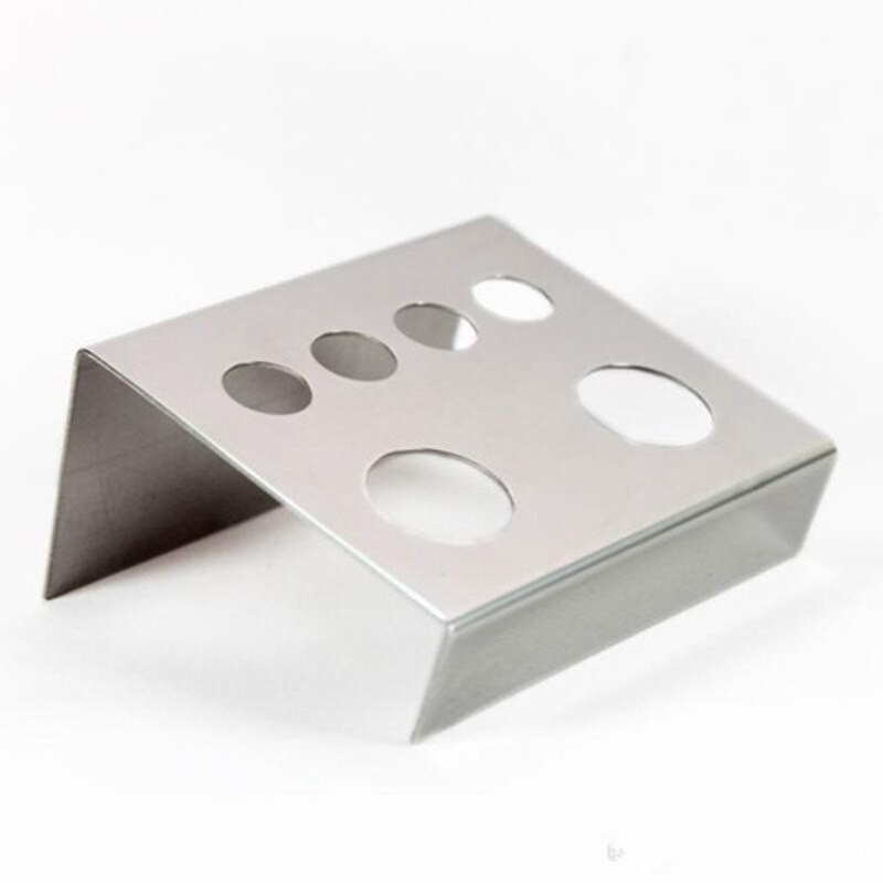 

PRODUK IMPORT Iron tattoo Ink Cup stand Holder 8 holes with 7 Stainless Steel Ink Cup Plastic Ink