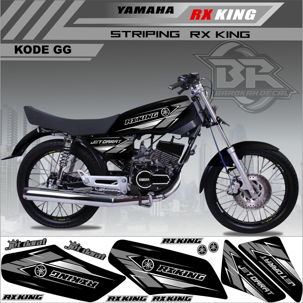 Sticker Rx King Variasi Stiker Lis Striping Rx King Kode GG