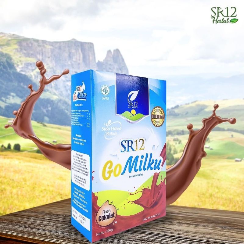 

Susu Kambing GoMilku SR12 rasa Coklat 600gr