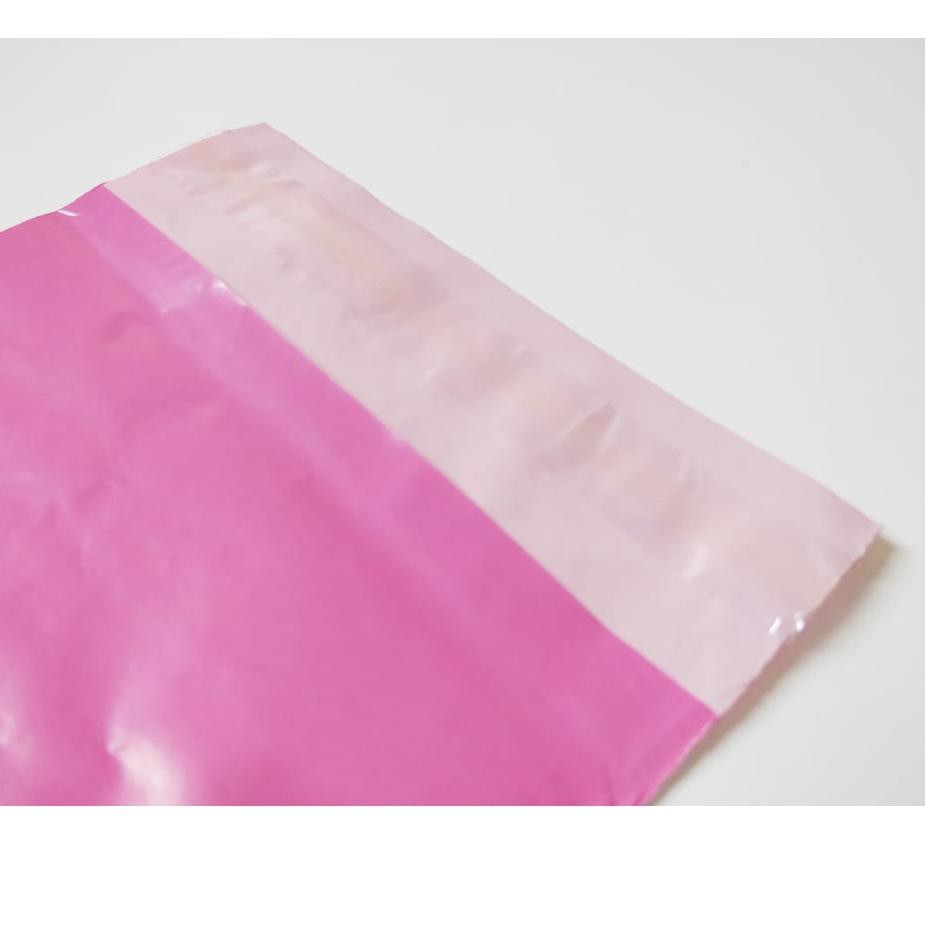 

M96 POLYMAILER ±100PCS 17x30CM PINK NON PREMIUM GLOSSY PLASTIK POLYMAILER PINK❈☮ (Kirim Sekarang)