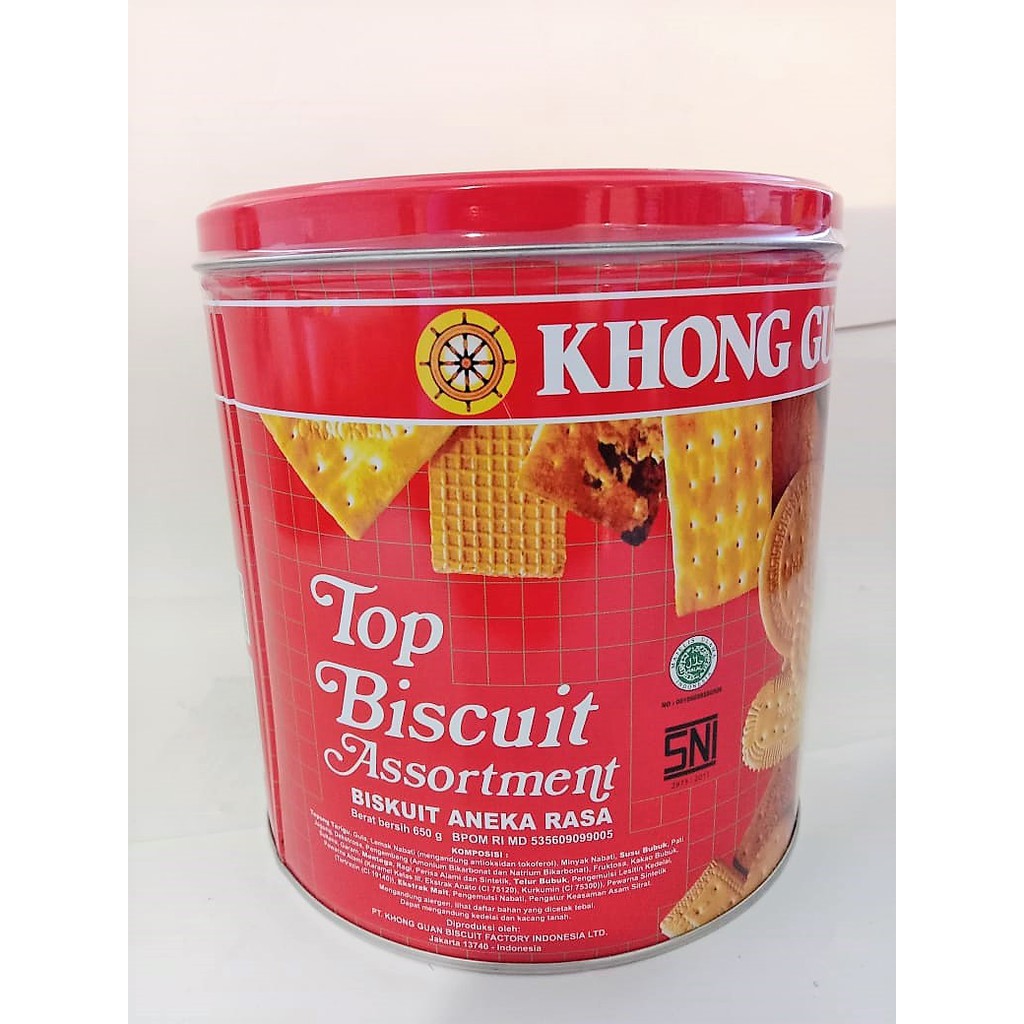 KHONG GUAN BISCUIT ASSORTMENT / BISKUIT ANEKA RASA / BISKUIT KALENG KONG GUAN