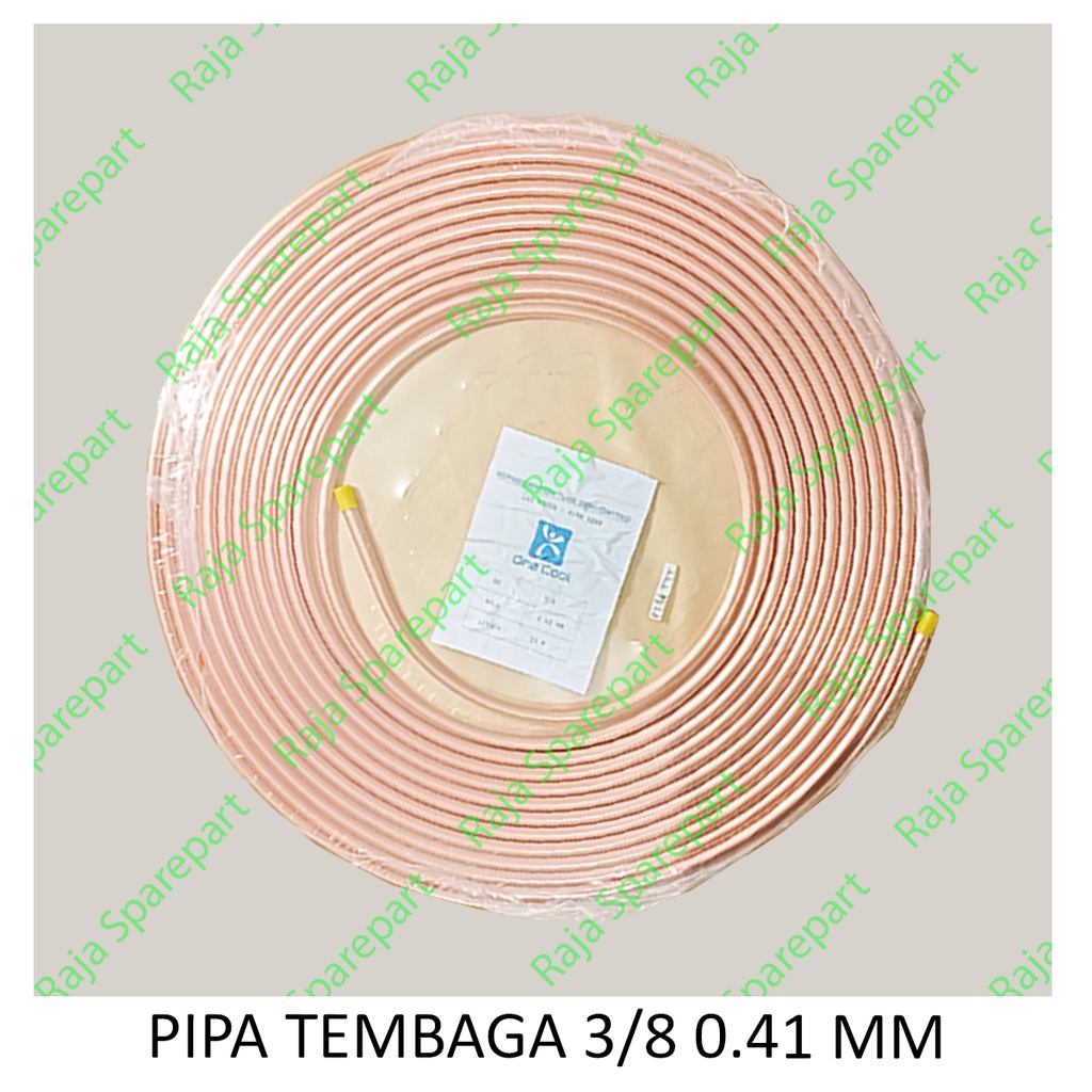 Pipa Tembaga Ukuran 3/8&quot; ketebalan 0,41mm (harga untuk 1 meter )